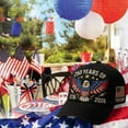 thumbnail image 6 of United States 250th Anniversary Hat, U.S. Retro Washed Cap，Adjustable U.S. 250th Anniversary Tribute Hat，Unisex Baseball Caps Patriotic Cap Multi-Use, 6 of 6