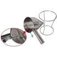 thumbnail image 4 of PinesC Stainless Steel Funnel Octopus Balls Tools With Handle & Rack, Pancake Batter Dispenser, Waffle Batter Dispenser, Pancake Maker Cooking Tools Silver, 4 of 5