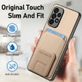 thumbnail image 5 of Allytechgroup Galaxy A53 5G Wallet Case with Card Holder, Hybrid TPU Back Cover Kickstand Bumper Anti-Scratch Slim Case Cover for Samsung Galaxy A53 5G, Khaki, 5 of 8