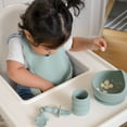 thumbnail image 4 of BooginHead 5-Piece Baby-Led Weaning Silicone Tableware, Infants and Toddlers, Sage Green, 4 of 20