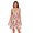 Butterflies and Red White Rose, variant on Summer Dresses for Women Strapless Casual Beach Cover Ups Pastel Fish Scale Tube Top Sundress