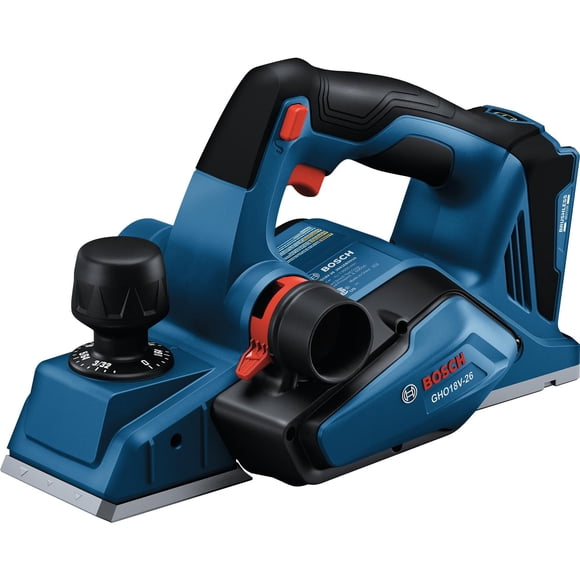 Cepilladora BOSCH GHO18V-26N, 18 V, sin escobillas, 2,6 mm y 8,25 cm, herramienta desnuda