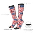 thumbnail image 6 of Cauagu America Flags Print Women's Men's Ankle Socks 1-pack Casual Athletic Socks for Unisex Adult Moisture-Wicking Socks for Daily Wear/Running/Sport, 6 of 8