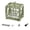 C, variant on Portable Hanging Small Bird Cage - Easy Assembly Travel Parrot Cage with Perches & Feeders for Budgies, Lovebirds, Finches (Size/Colour as Pictured)
