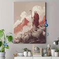 thumbnail image 4 of Qisvanset Shepherd with Sheep Canvas Wall Art 15.75x11.81 INCHES, 4 of 8