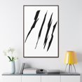 thumbnail image 5 of Effete Feline Claw Marks Scratch Gallery Canvas Wraps, Vertical Frame, 5 of 5
