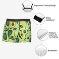 thumbnail image 6 of Fotbe Avocado With Seeds Men’s Total Support Pouch Boxer Briefs, X-Temp Cooling, Moisture-Wicking Underwear, Regular, Long-leg and Trunk-, 6 of 9
