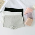 thumbnail image 7 of Grandest Birch 6PCS Women Underpants Slim Fit Solid Color Elastic Waistband Mid Waist Good Breathability Lady Boxers Female Daily Underwear,Green,38B, 7 of 7