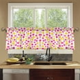 thumbnail image 4 of Yayeee Kitchen Curtains Tier Set of 2 Light Filtering 57"x24" Over Sink Window Panels, Beige Stars, 4 of 7