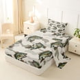 thumbnail image 2 of Feelyou Camo Largemouth Bass Fish Wildlife Twin Sheet Sets for Men Kids, Deep Ocean Bedding, Beige, 3 Pieces, 2 of 5
