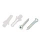 thumbnail image 3 of Zinc Alloy Wall Mounted Adjustable Glass Shelf Clip Clamp Bracket Support 8pcs, 3 of 3