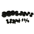 thumbnail image 4 of 36PCS Acrylic Tapers s O-s Ear Gauges Stretching 14G-00G Black, 4 of 9