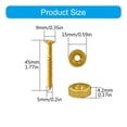 thumbnail image 5 of Yokua Guitar Neck Joint Bushings Ferrules and Bolts Set of 8Pcs with Mounting Screws, 5 of 12
