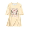 thumbnail image 4 of Oversized Shirts for Women Vintage Country Music Cowboy Graphic Short Sleeve Tees Casual Trendy Relaxed Fit Workout Tops Z002-Beige XXL, 4 of 4