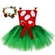 thumbnail image 2 of Vestido de tutú de Lilo para niñas, trajes de princesa para fiesta con guirnalda para niñas, disfraz de Halloween de Navidad, vestidos hawaianos para niñas, 2 of 5