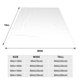 thumbnail image 3 of Balery White Manta de Felpa Suave y Acogedora – Cobija de Franela Aterciopelada para Cama, Lavable y Cálida para Sofá, Mascotas, Transpirable-60"x50", 3 of 7