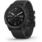 Garmin Tactix Delta - Sapphire Edition - black DLC - sport watch with band - silicone - wrist size: 5 in - 8.27 in - display 1.4" - 32 GB - Wi-Fi, Bluetooth, ANT+ - 2.43 oz