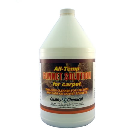 Carpet Bonnet Cleaning Solution - 1 gallon (128 (Best Rated Carpet Cleaner Solution)