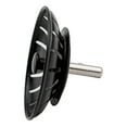 Black Kitchen Sink Replacement Drain Waste Filter Plug Basin Strain
