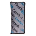 thumbnail image 6 of Chanasya 5-Piece Warm Hugs Positive Energy Healing Thoughts Comfort Caring Message Print Combo Gift Pack Throw Blanket , Neck Pillow, Eye Mask, Tote Bag, Socks - For Women Men Cancer Hospital - Teal, 6 of 8
