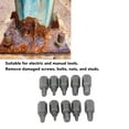 thumbnail image 3 of Outil de Retrait de Clous, Grand Extracteur de Vis en Acier Vanadium Hexagonal pour Entretien, 3 of 8