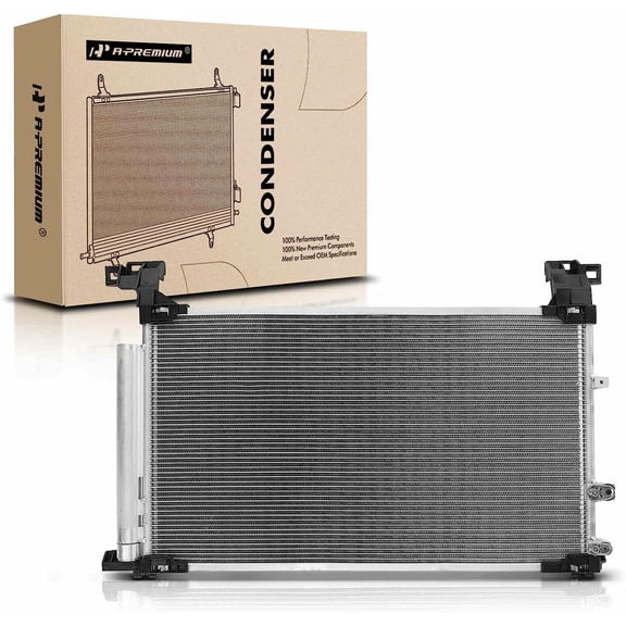 A-Premium Air Conditioning A/C Condenser Compatible with Lexus IS200t 2016-2017, IS300 2018-2020, L4 2.0L, Replace# 30021, 8846053140