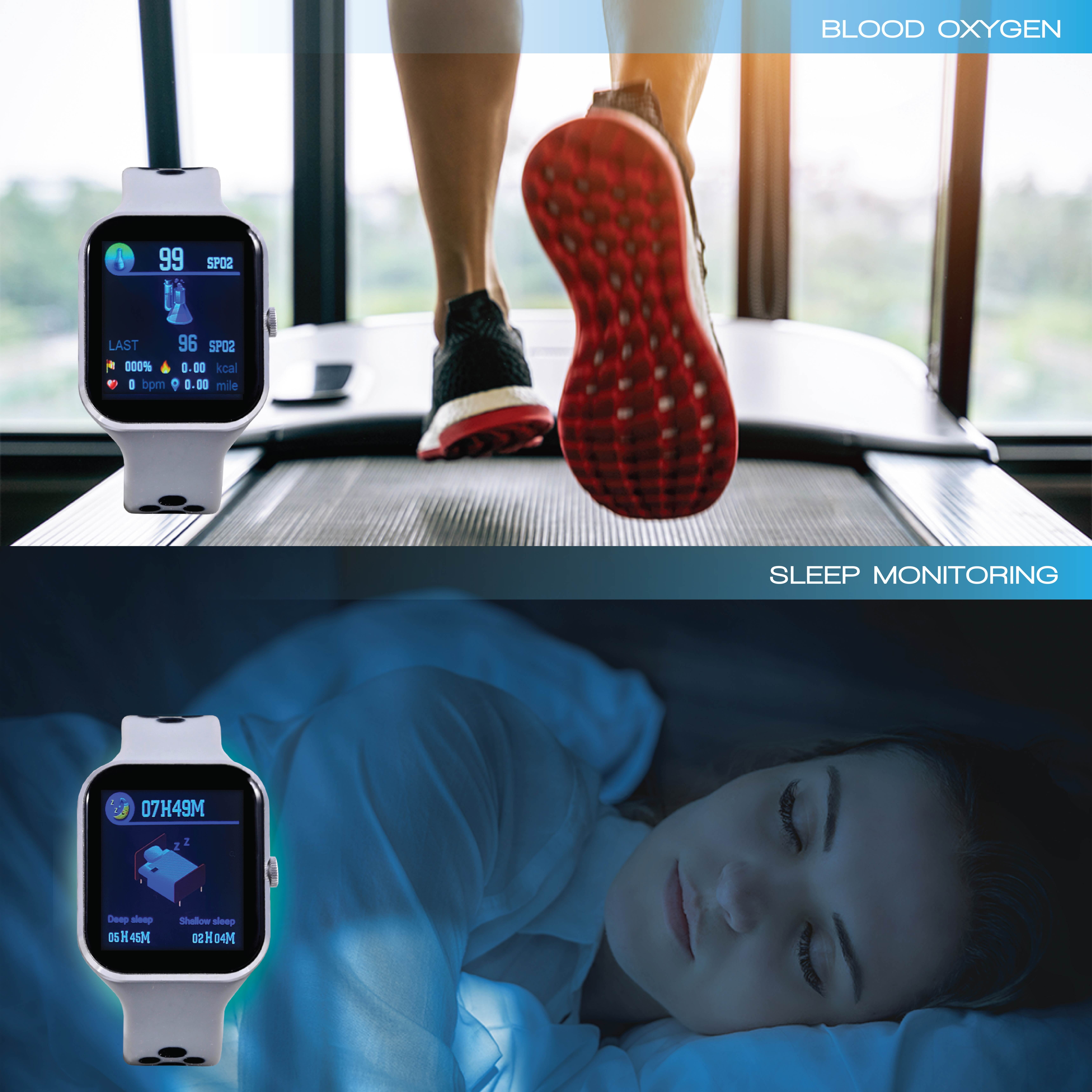 Izod Unisex Smart Watch with Silicone Strap in Black Izo9397bu, Adult Unisex, Size: One Size