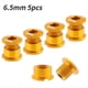 thumbnail image 2 of 5 Piezas Juego de Tornillos para de 6,5 mm para Bicicletas de Carretera y Montaña, Color Dorado., 2 of 5