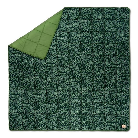 Kelty | Biggie Blanket Fern - Lightweight, Cozy Oversized 2P Blanket - Queen
