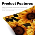 thumbnail image 2 of Sunflower seamless printing Velvet Throw Pillow Covers with Unique Patterns - Set of 2 Throw Pillow Inserts Included for Home Decor, 16x16, 18x18, 20x20 Inches, 2 of 6