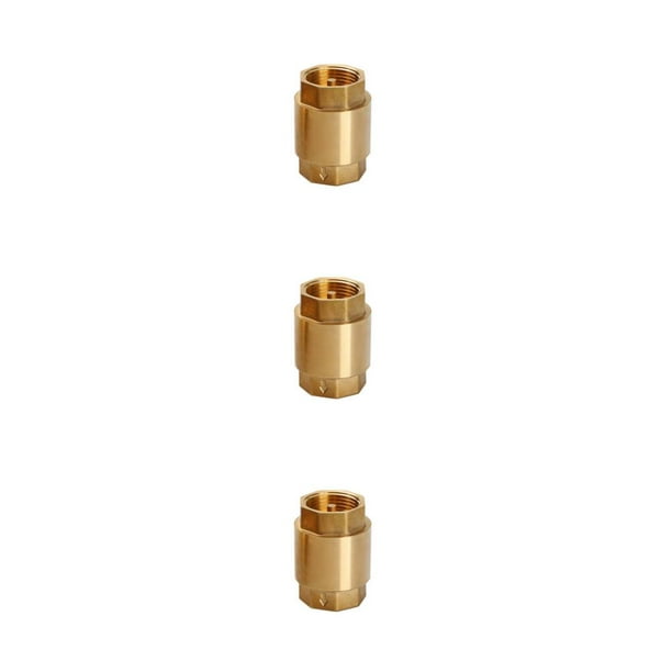 Válvula de retención de resorte Eigraketly Tapa antirretorno Pieza reemplazada latón compacto Duradero Universal DN15 DN20 DN25 DN32 DN40