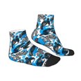 thumbnail image 6 of Salouo Sea Turtle Life Pattern Unisex Middle Tube Socks,Middle-Finger Knee High Socks Over The Calf Tube Stocking Crew Stockings for Women and Men Tube Socks, 6 of 8