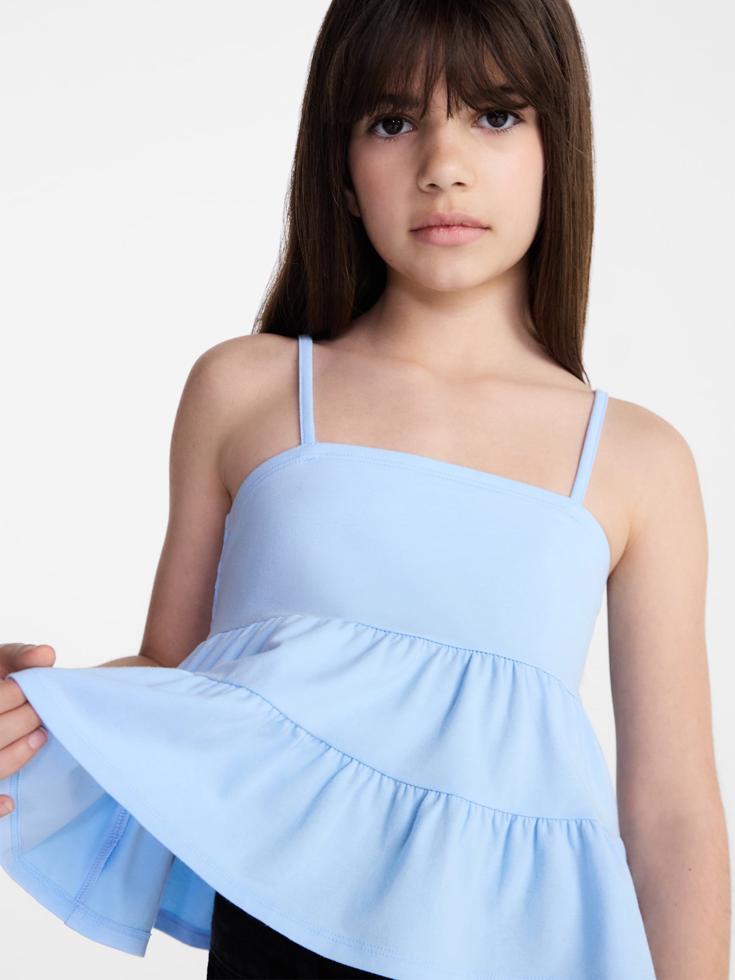 Weekend Academy Girls Tiered Tank Top, Sizes 4-18