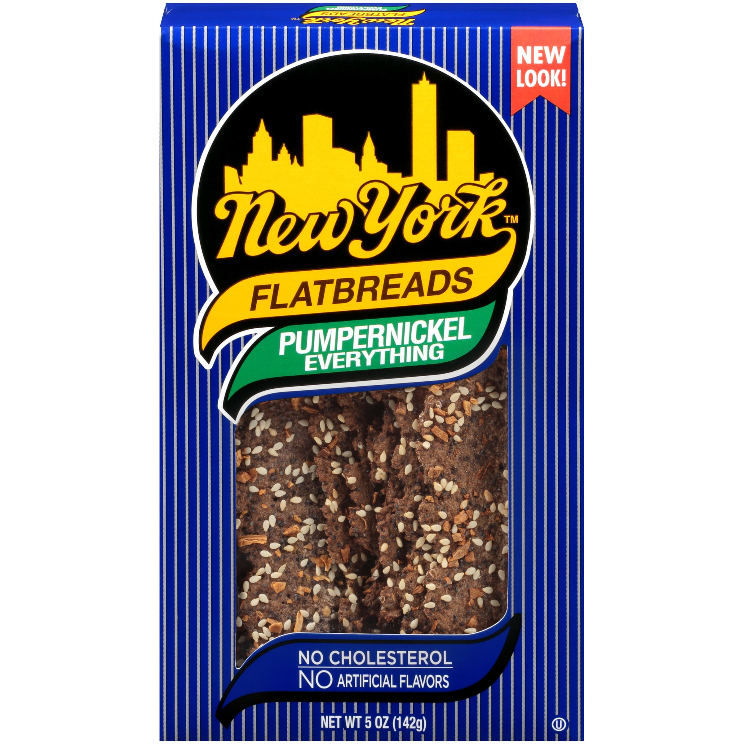 New York™ Pumpernickel Everything Flatbreads 5 oz. Box