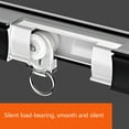 thumbnail image 7 of Aluminum alloy curtain tracks, Ceiling Wall Mount Curtain Tracks, sturdy single ceiling track curtain rods with 90-degree corner for living room bedroom, 7 of 7
