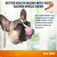thumbnail image 5 of Pet MD Salmon Omega Bites for Dogs - Dog Skin and Coat Supplement with Omega 6 for Dogs & Omega 3 Fish Oil for Dogs Plus DHA & EPA - Promote Dog Allergy Relief & Dry Skin Relief for Dogs - 60 ct, 5 of 5