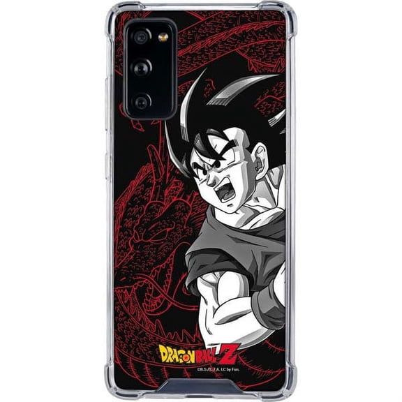 Skinit Anime Goku and Shenron Galaxy S20 FE Clear Case