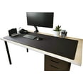 thumbnail image 4 of 4XL EMP Full Desk Gaming Mouse Pad, Huge Oversize  Mouse Pad Extended Black Smooth Fabric Cloth with Stitched Edges, 4 of 7