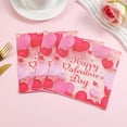 thumbnail image 5 of Eespoir Valentines Day Paper Napkins, Disposable Patterns Napkins, Festive Decorative Table Napkins, For Valentines Day Table Setting, Party, 5 Pack 100 Sheets Total(E), 5 of 6