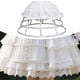 thumbnail image 5 of Falda de aro con enagua de jaula, Lolita Cosplay, para vestido de novia, actuación escénica Blanco, 5 of 9