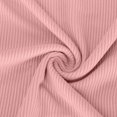 thumbnail image 5 of idosla Womens Long Sleeve Stretch Crewneck Ribbed T-Shirt Slim Fit Casual Basic Tops (Pink, M), 5 of 6