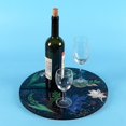 thumbnail image 3 of Molde de silicona hecho a mano, botella de placa de vino, platos de vidrio, moldes de fundición de posavasos Feliz Sencillez, 3 of 5
