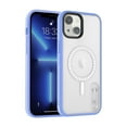 thumbnail image 3 of Dteck Slim Magnetic MagSafe Case for iPhone 14 Plus Clear Transparent Anti-Yellowing with Hidden Bracket Kickstand Heavy Duty Shockproof Design Full Body Protective Case For iPhone 14 Plus,G, 3 of 6