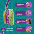 thumbnail image 4 of Kidrox® Dinosaur Headphones for Kids Wired with Microphone, Made to Last Durable and Flexible, Volume Limited 85/94db Kid Safe for Kids All Ages, Boys & Girls. Perfect for School or Travel. 3.5 Jack, 4 of 8