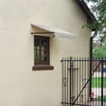 thumbnail image 3 of Awntech 4.38 Ft Dallas Retro Straight Slope Fixed Awning with Anodized Arms (52.5in x 24in x 36in), Oatmeal Tweed, 3 of 5
