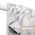 thumbnail image 4 of Spring Gray Eucalyptus Swag Valances for Windows 2 Pack, Kitchen Window Curtains 36 Inch Length, Summer Botanical Leaf Country Privacy Swag Curtains for Living Room/Bathroom with Rod Pocket 36"x36", 4 of 8