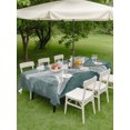 thumbnail image 4 of Outdoor Tablecloth with Umbrella Hole for Patio/Picnic/Party/Camping, Green Coastal Waterproof Table Cloth Rectangle Table Cover Washable, Summer Ocean Beach Nautical Modern Starfish (60"x 84"), 4 of 9