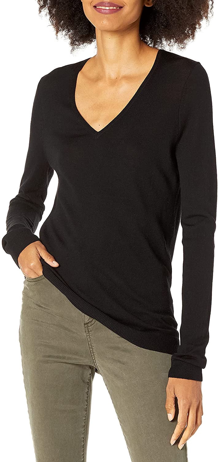 Women s Merino Wool Long Sleeve V Neck 