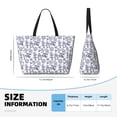 thumbnail image 4 of Xecao World Travel2 for versatile beach bag for women includes zipper pockets and waterproof material, ideal for vacations and adventures., 4 of 7