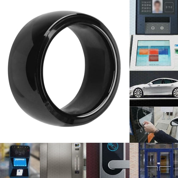 R4 Cerámica Smart Dual Set NFC Módulos Muti Fuctions Anillo IP68 Impermeable Nano Características Hombres Mujeres Smart para IOS Teléfono